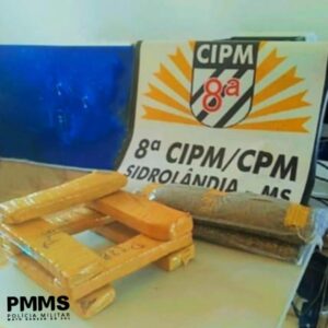 8ªCIPM: Polícia Militar apreende mais de 6 quilogramas de entorpecente