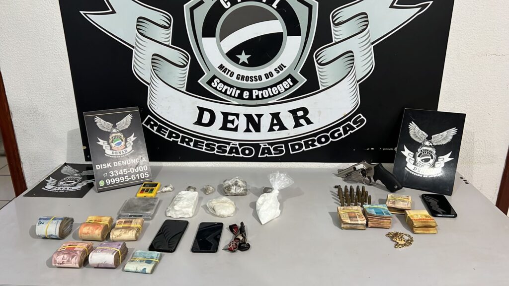 Polícia Civil prende envolvidos com tráfico de drogas, posse irregular de arma de fogo e receptação culposa