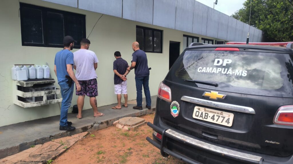 Homem que furtou celular em hospital de Camapuã é preso pela Polícia Civil junto com o receptador