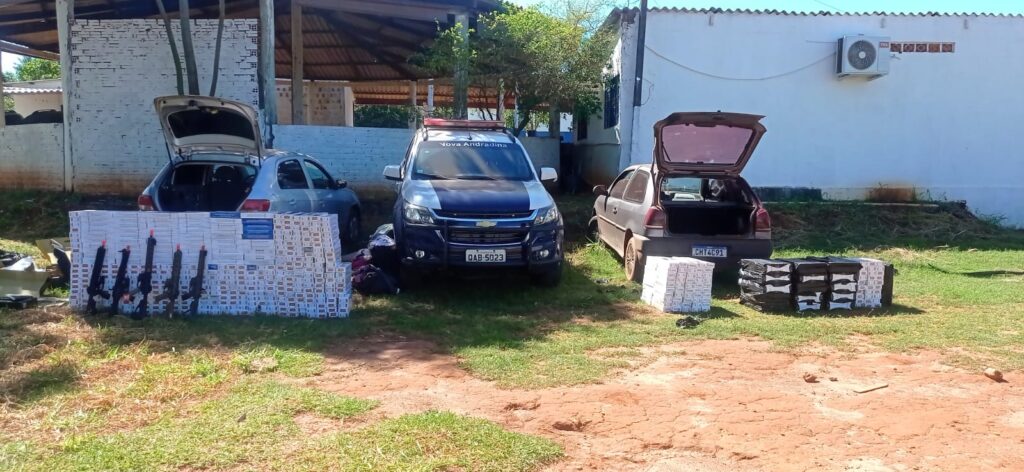Operação Hórus – Polícia Militar prende quatro pessoas transportando contrabando e descaminho em Nova Andradina