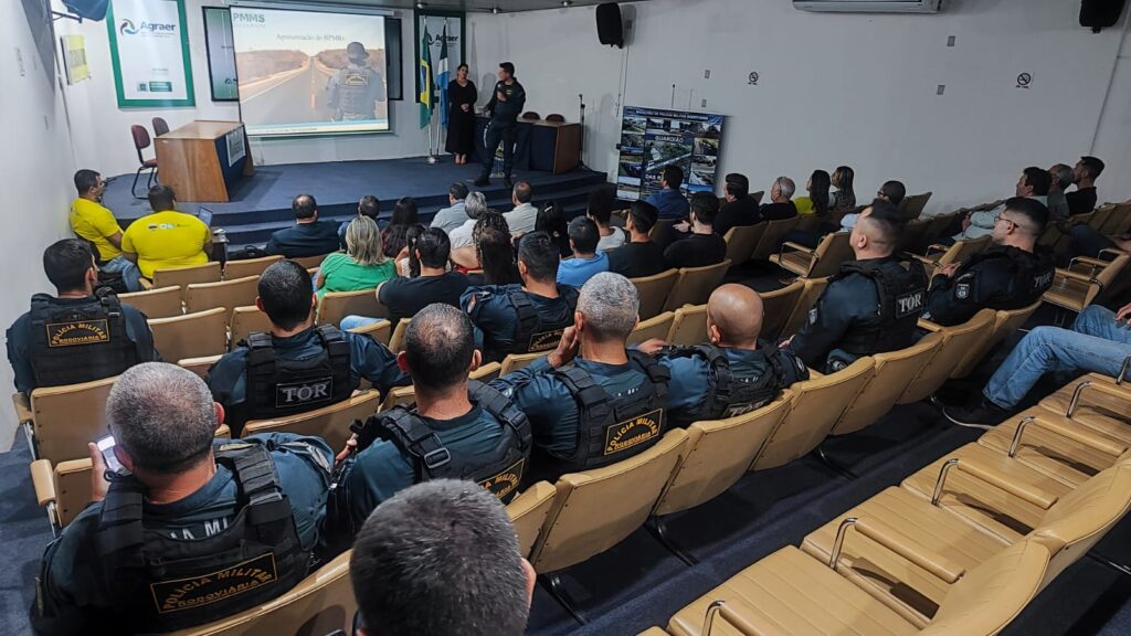 Polícia Militar Rodoviária e a AGESUL promovem cerimônia alusiva aos 10 anos da Campanha Maio Amarelo