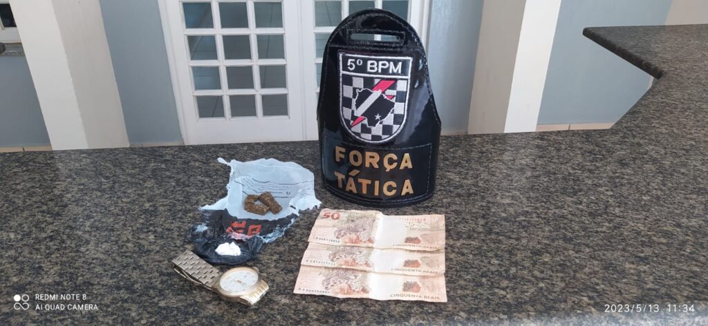 Polícia Militar prende autor de roubo em flagrante e de posse de  cocaína e maconha em Coxim