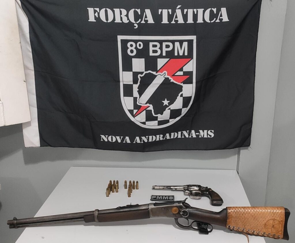 Polícia Militar prende mais um homem com armas de fogo e munições em Angélica