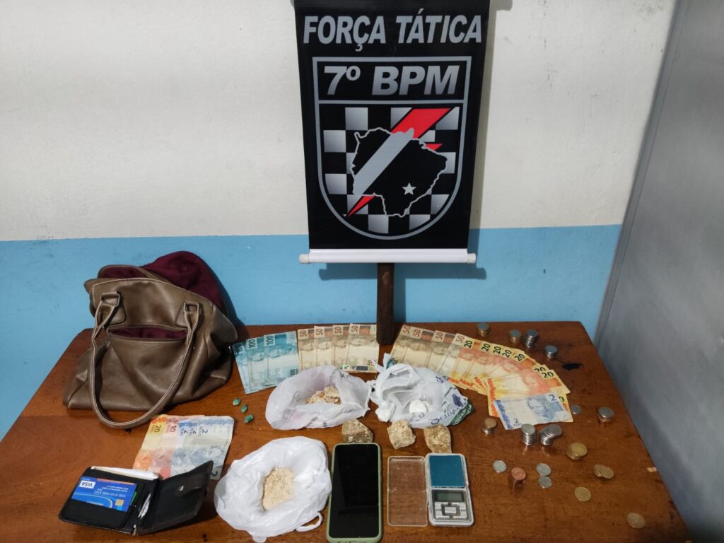Polícia Militar prende três pessoas por tráfico de drogas em Anastácio