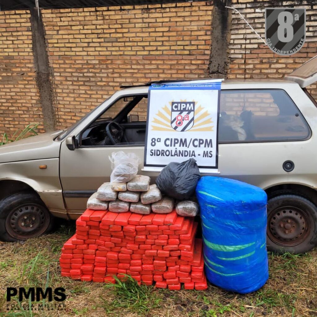 8ªCIPM: Polícia Militar prende em flagrante autor de tráfico de drogas e apreende mais de 160 quilogramas de entorpecentes
