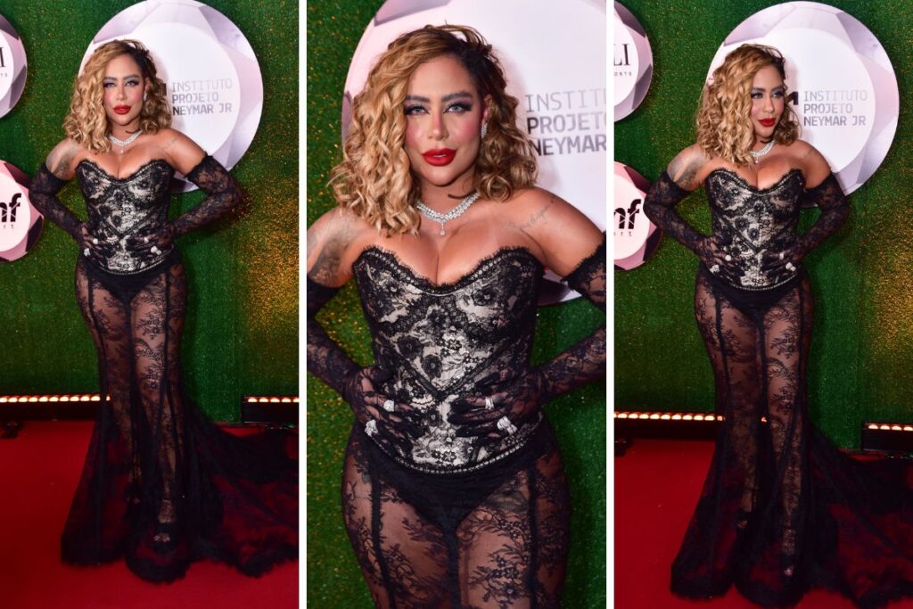 Rafaella Santos no leilão de Neymar