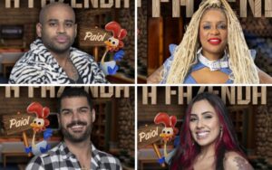 A Fazenda 15: Black, Cariúcha, Shayan e Alicia estão imunes
