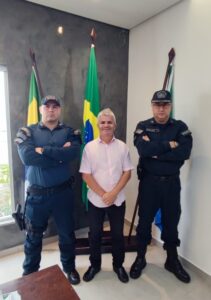 Comandante do 5º BPM da PMMS realiza visita ao 3º Pelotão PM em Sonora