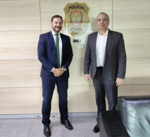 Coordenador do Departamento de Inteligência da Polícia Civil de MS visita a Sede da Delegacia-Geral do Distrito Federal para Troca de Experiências