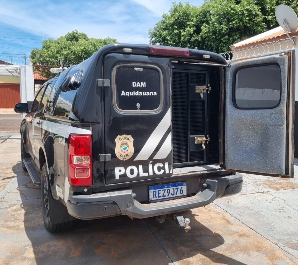 Autor de ameaça e descumprimento de medidas protetivas é preso pela Polícia Civil em Aquidauana
