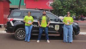 Polícia Civil participa da campanha Não é Não em Jardim