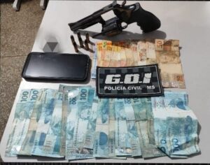 Polícia Civil prende foragido do sistema prisional e apreende arma de fogo em Rio Verde MT – MS