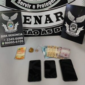 Dois são flagrados pela Polícia Civil, no momento em que vendiam drogas no Bairro Tiradentes