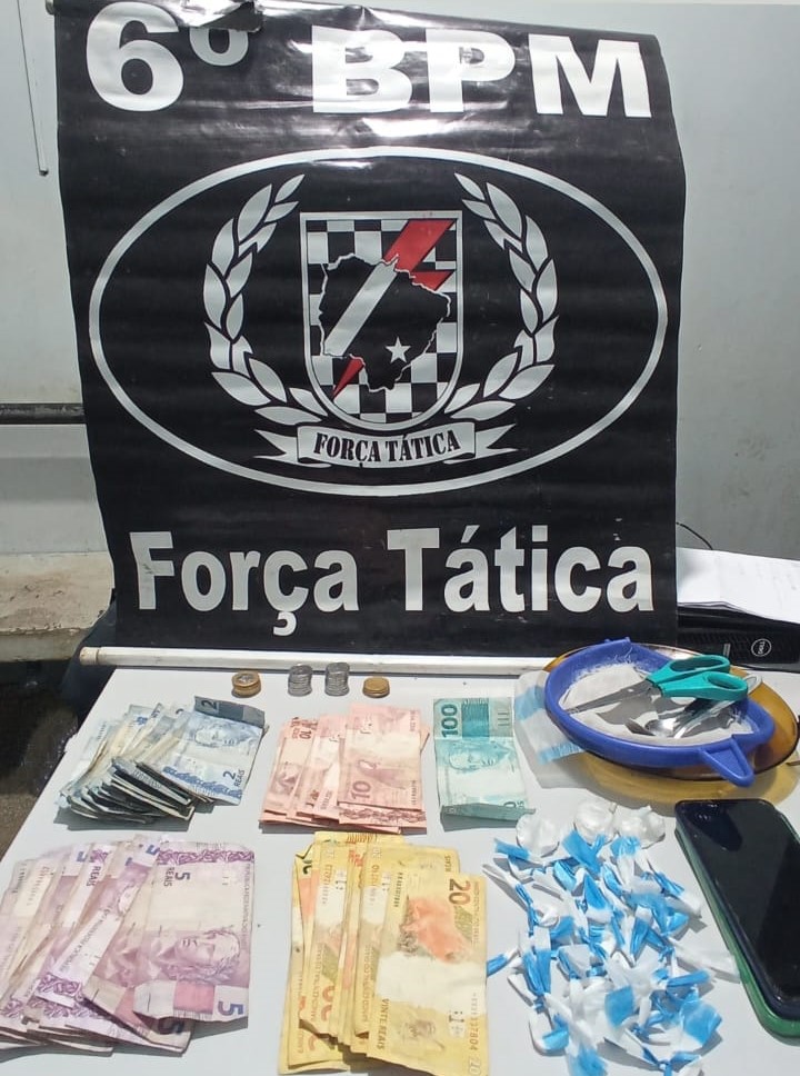 Força Tática de Corumbá prende mulher por tráfico de drogas