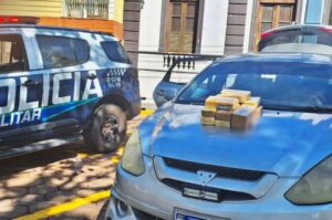 PM de Corumbá prende homem com mais de 14kg de droga