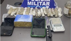 Polícia Militar prende homem por tráfico de drogas em Costa Rica