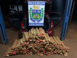 Polícia Militar de Nova Itamarati apreende maconha e prende foragido da justiça