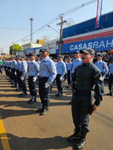 Patrulha Mirim Participa do Desfile Cívico e Cavalgada em Comemoração ao 167º Aniversário de Paranaíba
