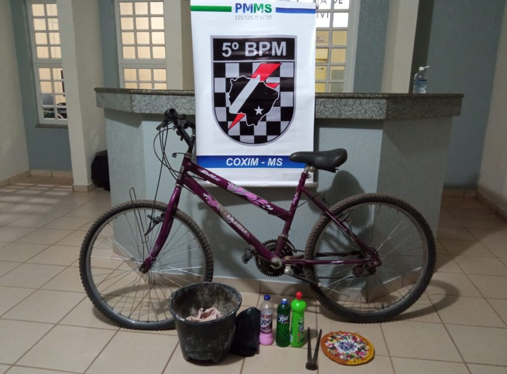 Polícia Militar prende homem por furto em Coxim