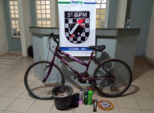 Polícia Militar prende homem por furto em Coxim