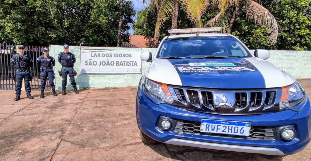 Polícia Militar realiza visita técnica ao Lar São João Batista em Pedro Gomes