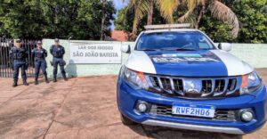 Polícia Militar realiza visita técnica ao Lar São João Batista em Pedro Gomes